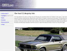 Tablet Screenshot of fordt5.com